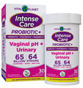 Vital Planet - Intense Care Vaginal pH & Urinary Probiotics for Women Plus Organic Prebiotics, Postbiotics, and Parabiotics, 65 Billion CFU and 64 Strains, Immune and Digestive Health 30 ct Vital Planet Au supplements