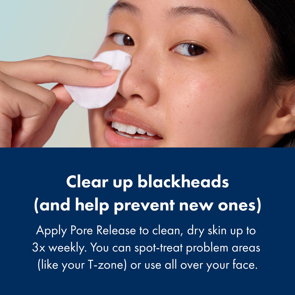 Hero Cosmetics Pore Release Blackhead Clearing Solution, Exfoliating 2% Salicylic Acid Toner Featuring AHA, BHA, and PHA
