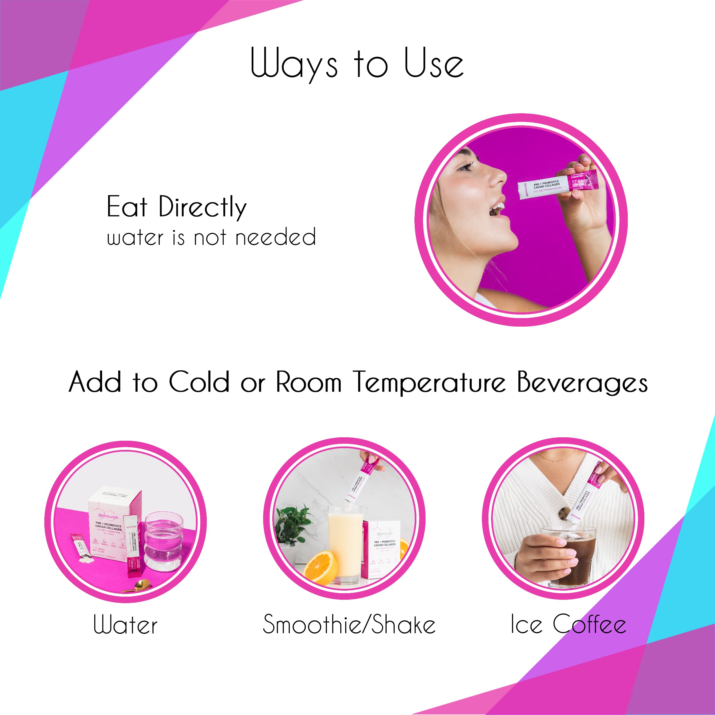 UpNourish Probiotics, Caviar Collagen with Prebiotics for Women's Digestive, Skin Radiance, and Feminine Health with Cranberry