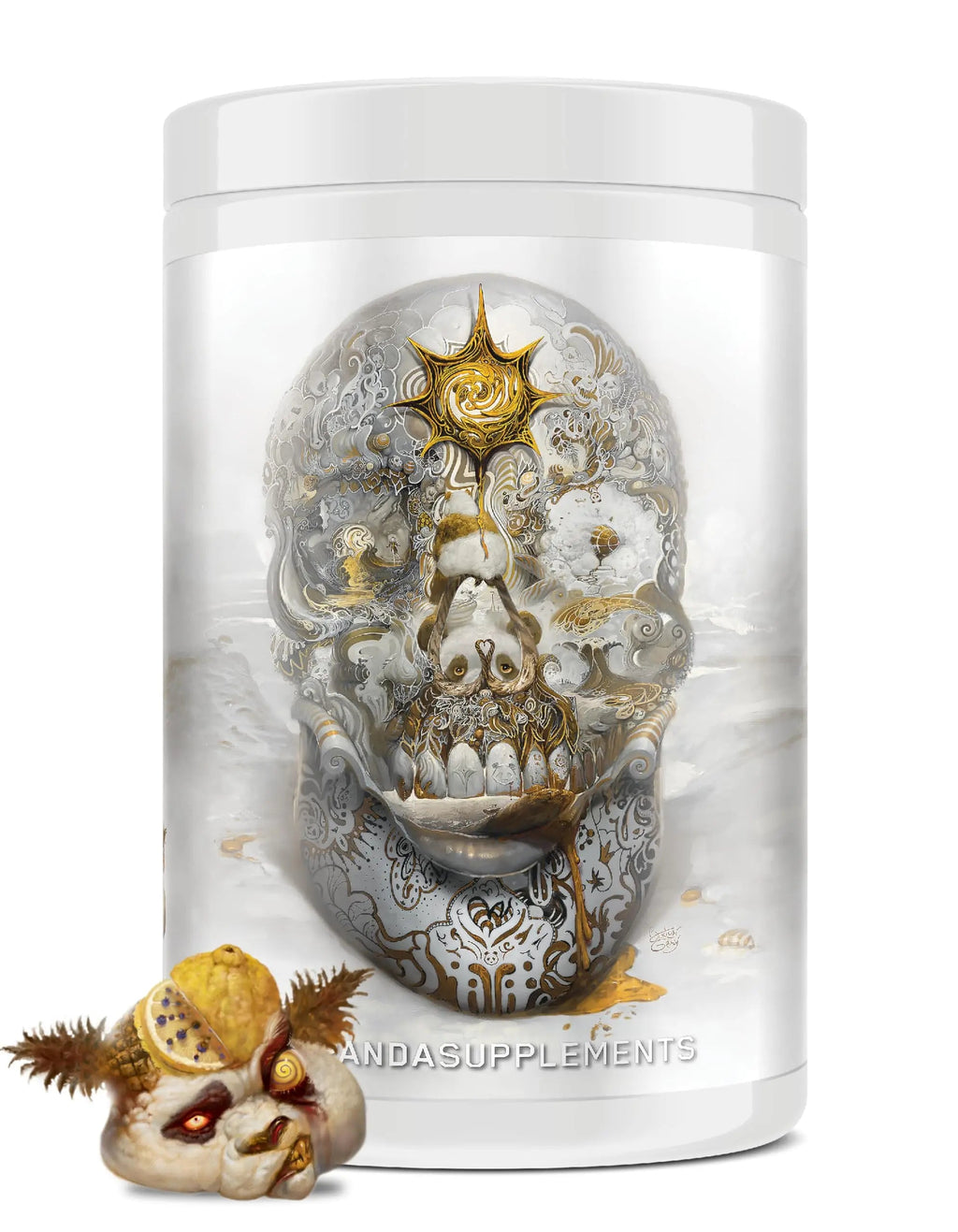 Underground Bio Labs/Panda Supps Skull High Stim/Nootropic Pre-Workout,Lion's Mane Underground Bio Labs Au supplements