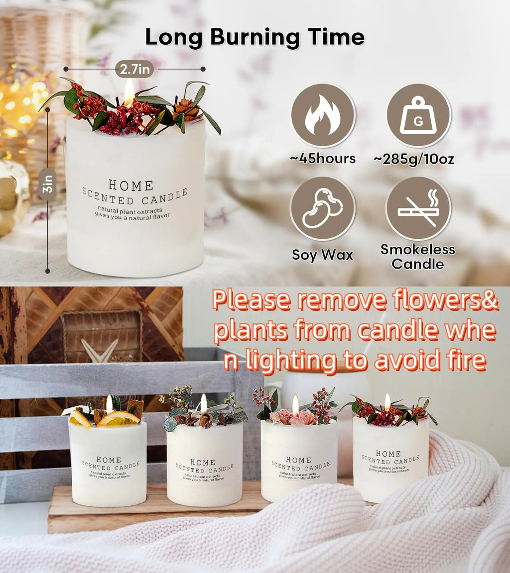 Candles Clearance | Eucalyptus & Orange Aromatherapy Candles | 10 oz Scented Candles Homarom Au supplements