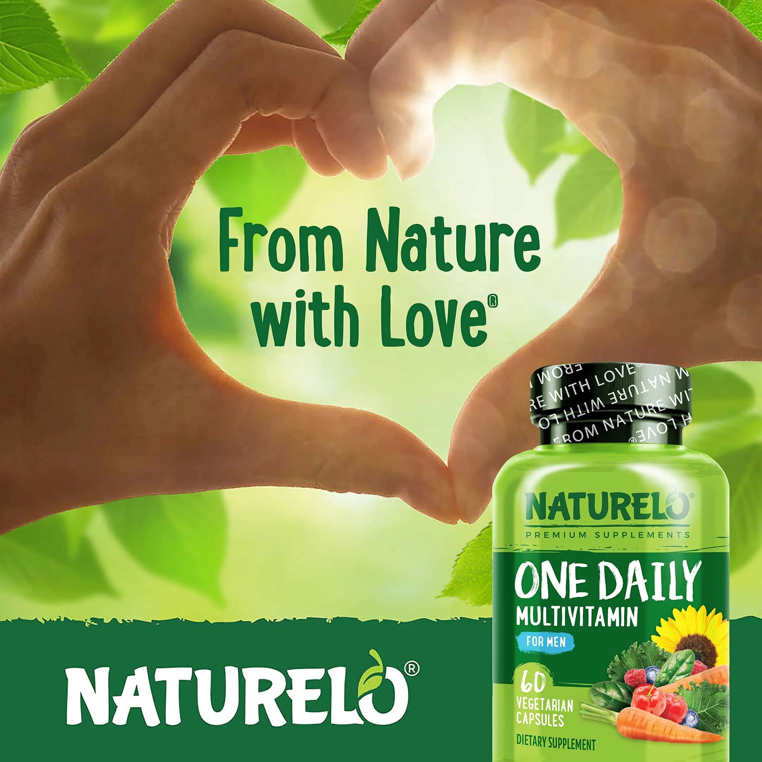 NATURELO Mens Multivitamins - One Daily Multivitamin for Men with Vitamins, Minerals & Organic Whole Foods, Boost Energy & Health, NATURELO Au supplements