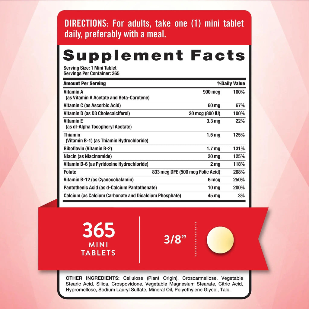 Nature's Truth One Daily Multivitamin for Men and Women | 365 Mini Tablets | Non-GMO & Gluten Free Supplement Nature's Truth Au supplements