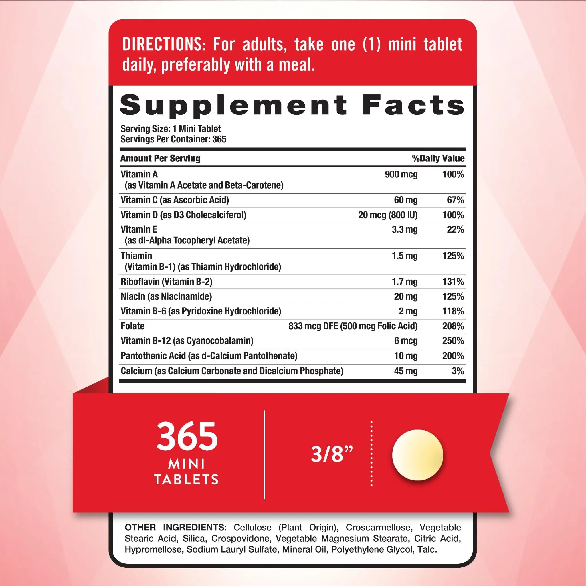 Nature's Truth One Daily Multivitamin for Men and Women | 365 Mini Tablets | Non-GMO & Gluten Free Supplement Nature's Truth Au supplements