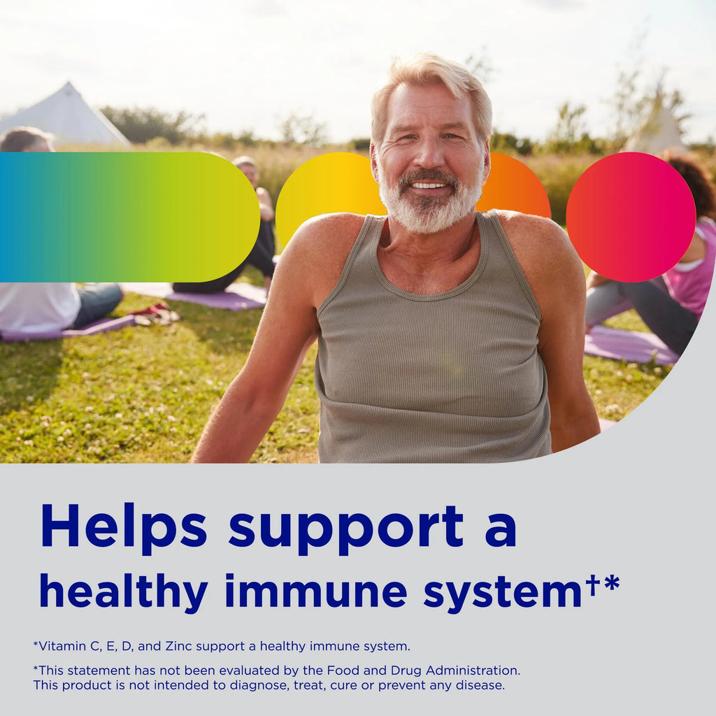 Centrum Minis Silver Multivitamin for Men 50 Plus, Multivitamin/Multimineral Supplement, Vitamin D3, B-Vitamins and Zinc, Non-GMO Ingredients, Supports Memory Centrum Au supplements