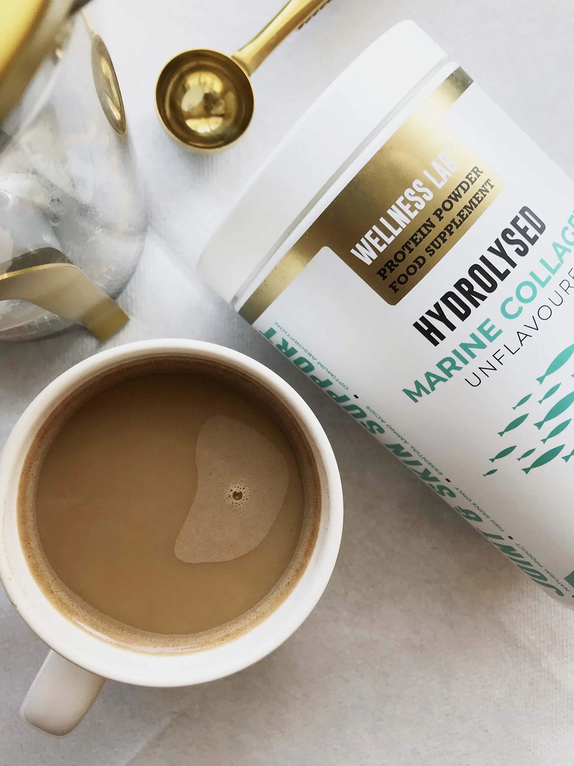 Cleanest Marine Collagen Peptides | Wellness Lab 454g | Type I,III | Highest Bioavailability Hydrolysed Protein Wellness Lab Au supplements