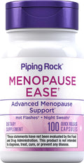 Piping Rock Menopause Ease Supplement | 100 Capsules | Advanced Support for Women | with Black Cohosh and Wild Yam | Non-GMO, Gluten Free Piping Rock Au supplements