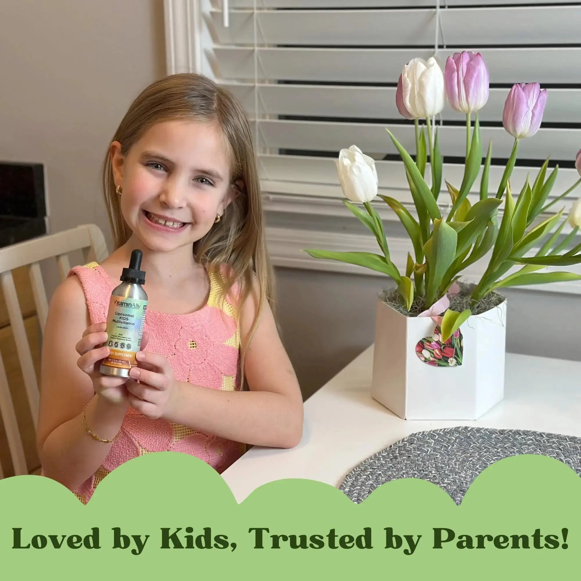 Vitaminally Liposomal Kids Liquid Multivitamin | Non-GMO | Clean | Sugar Free | Gluten Free | Organic Berry Flavors | Vitaminally Au supplements