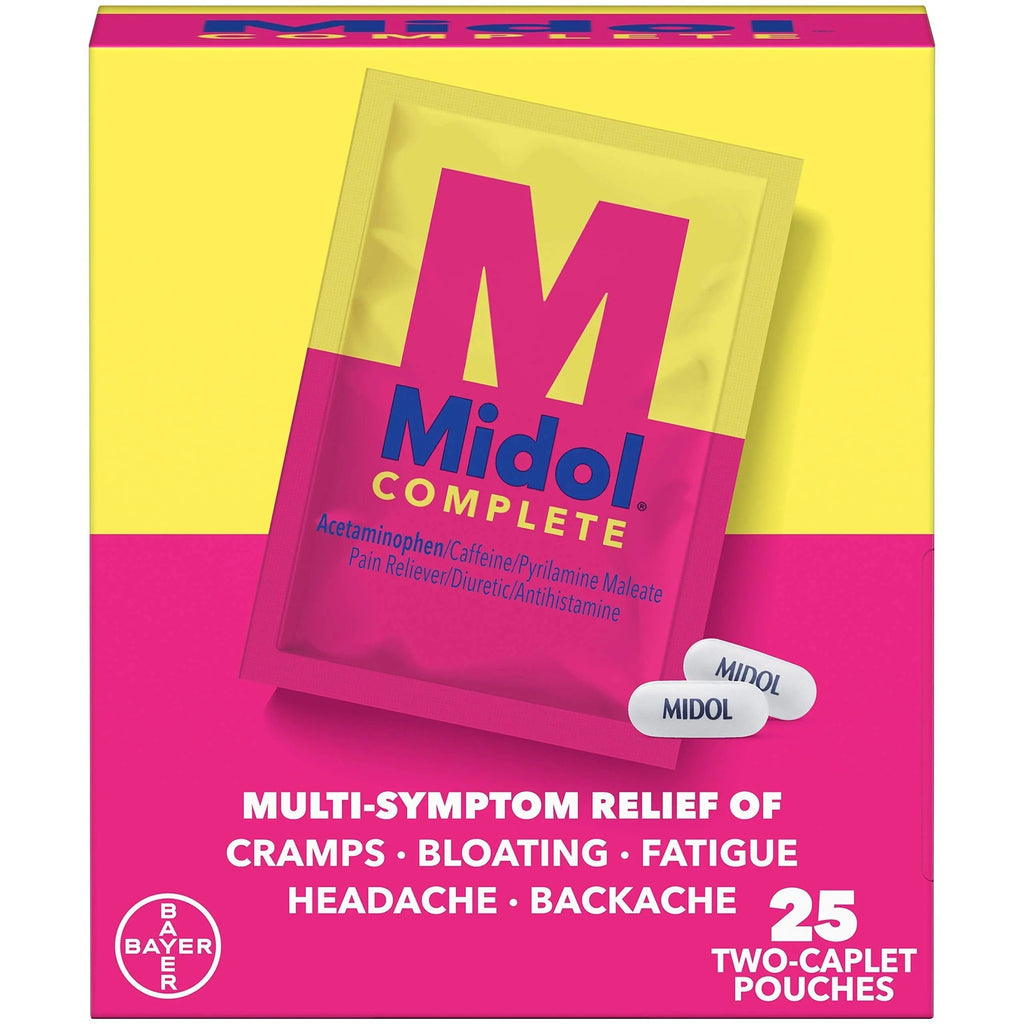 Midol Complete Caplets with Acetaminophen for Menstrual Symptom Relief - 50 Count Midol Au supplements