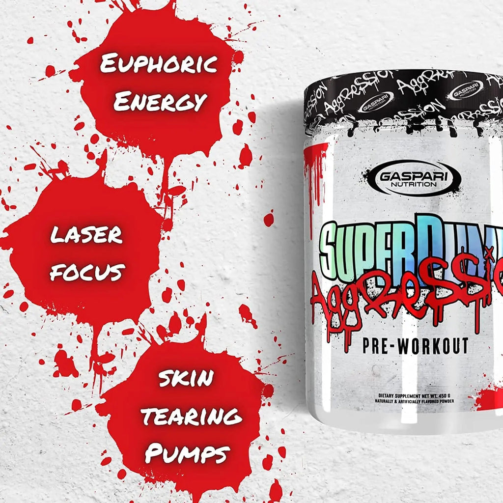 Gaspari Nutrition SuperPump Aggression Pre-Workout: Energy, Focus, Endurance and Recovery Gaspari Nutrition Au supplements