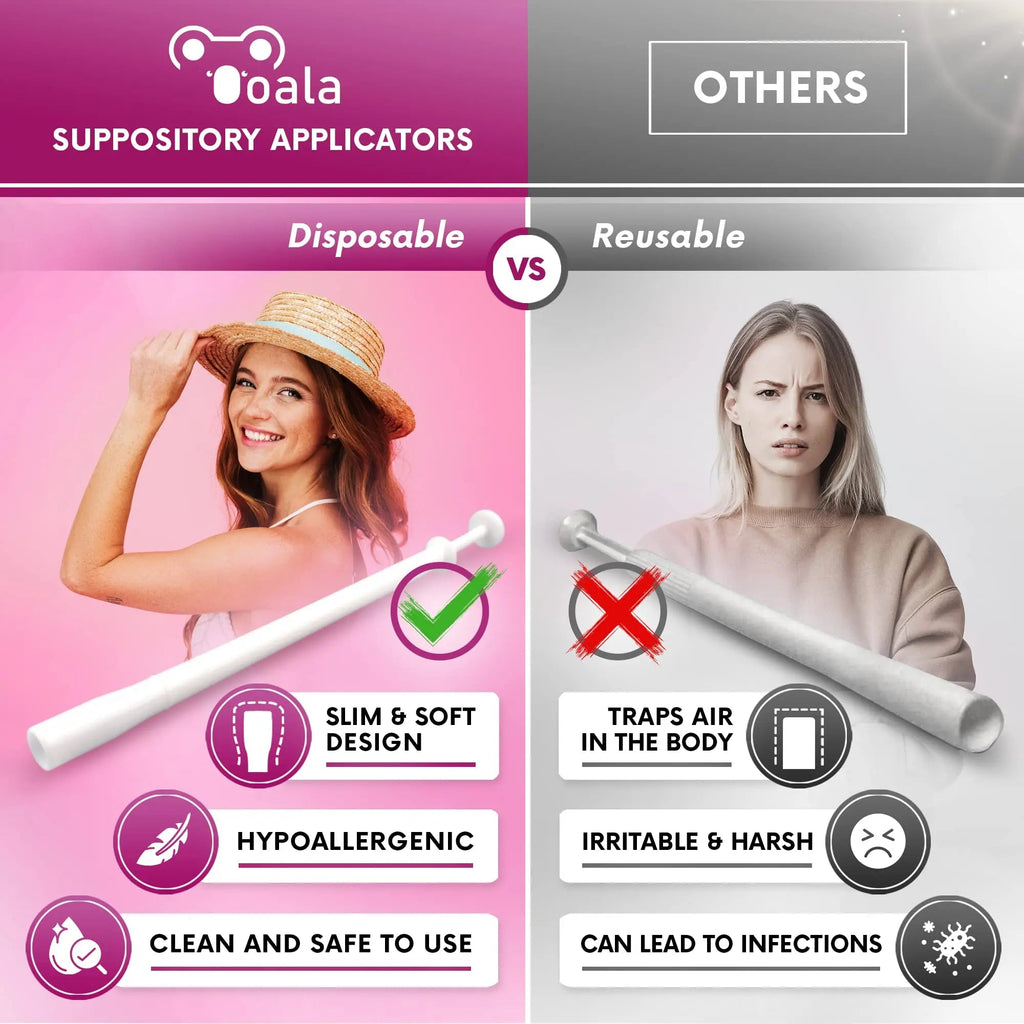Ooala Disposable Vaginal Suppository Applicators (30-Pack) | Fits Most Brands, Pills, Tablets and Boric Acid Ooala Au supplements