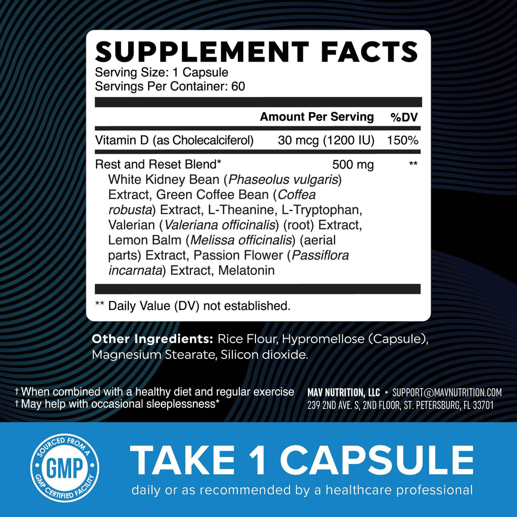 Night Time Fat Burner for Weight Loss Support & Sleep Aid | Appetite Suppressant, Carb Blocker, Nighttime Metabolism Booster for Stomach Fat Burner