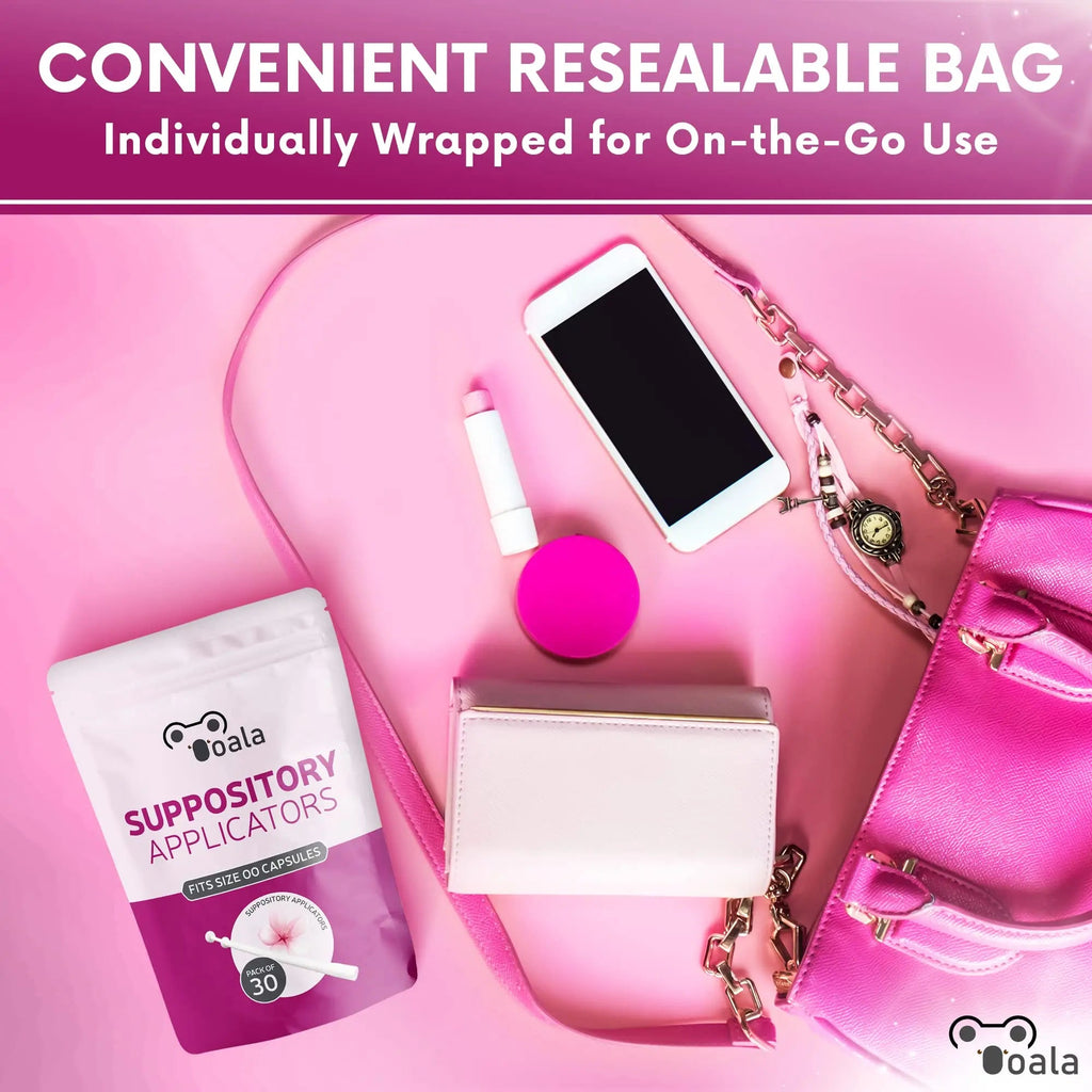 Ooala Disposable Vaginal Suppository Applicators (30-Pack) | Fits Most Brands, Pills, Tablets and Boric Acid Ooala Au supplements