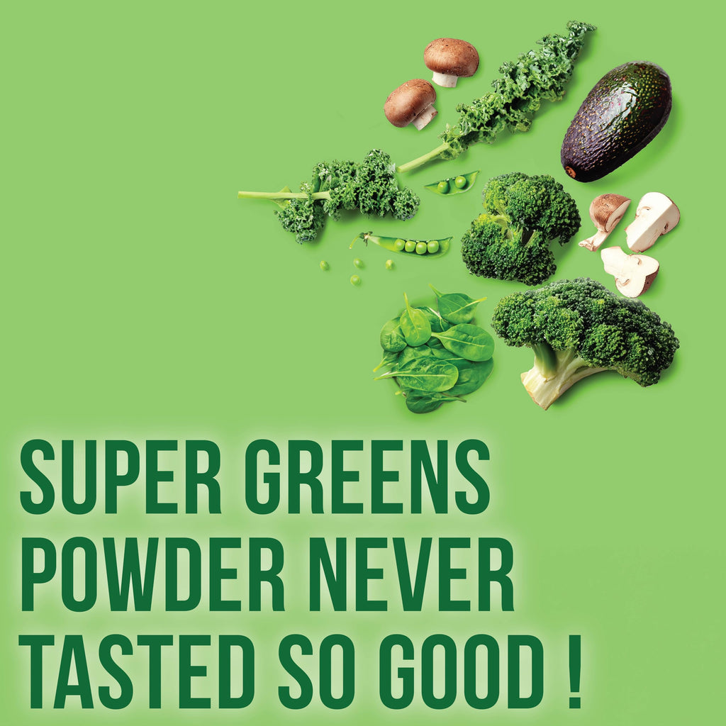 Country Farms Organic Super Greens Natural Flavor, 50 Organic Super Foods, Packed with Fiber, USDA Organic Drink Mix, Fruits, Vegetables, Mushrooms & Probiotics