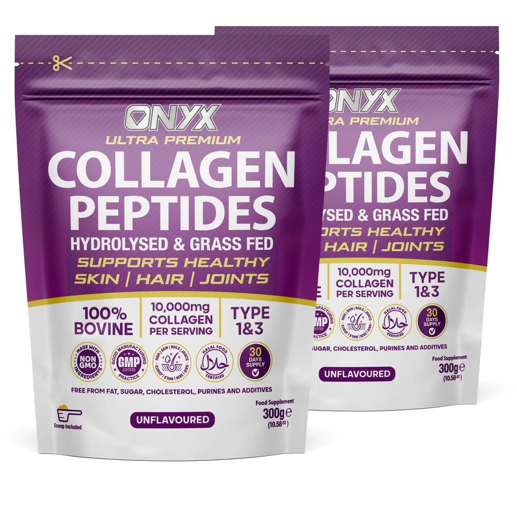 Collagen Powder 600g - 60 Servings - Collagen Peptides Supplement with High ONYX INGREDIENTS 101 Au supplements