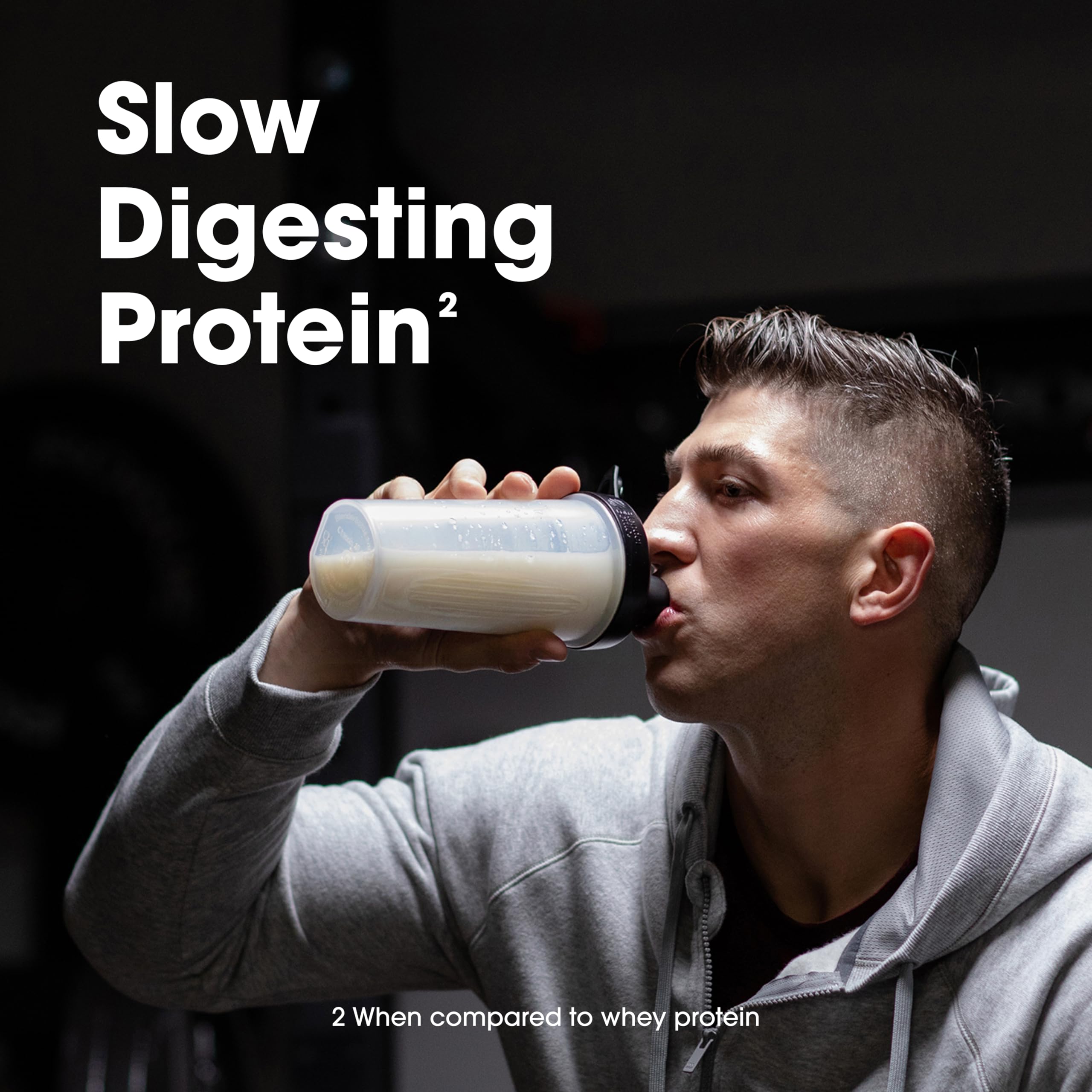 Optimum Nutrition Gold Standard 100% Micellar Casein Protein Powder, Slow Digesting, Helps Keep You Full, Overnight Muscle Recovery, Chocolate Supreme, 2 Pound (Packaging May Vary)