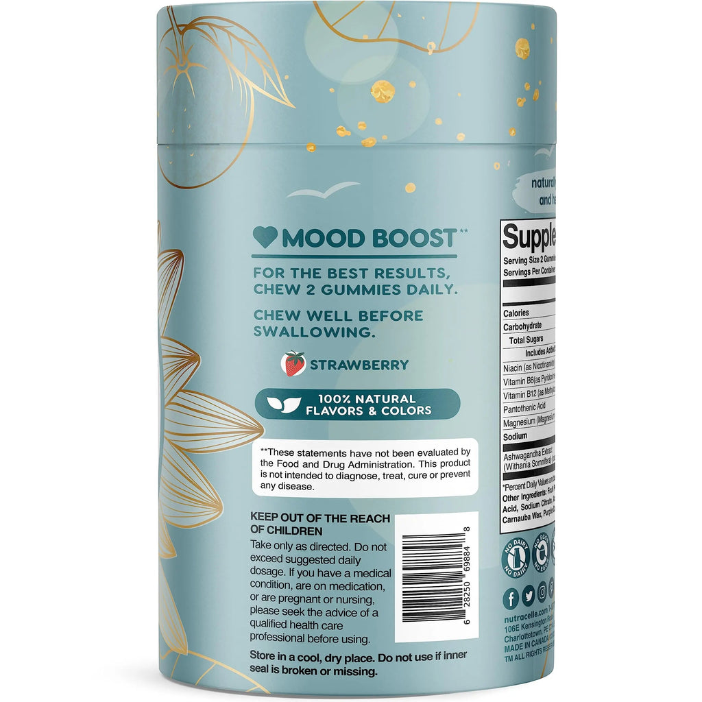 Nutracelle NUTRAMIN Mood Boost Multivitamin Gummy - Delicious & Yummy Anti-Stress Nutracelle Au supplements