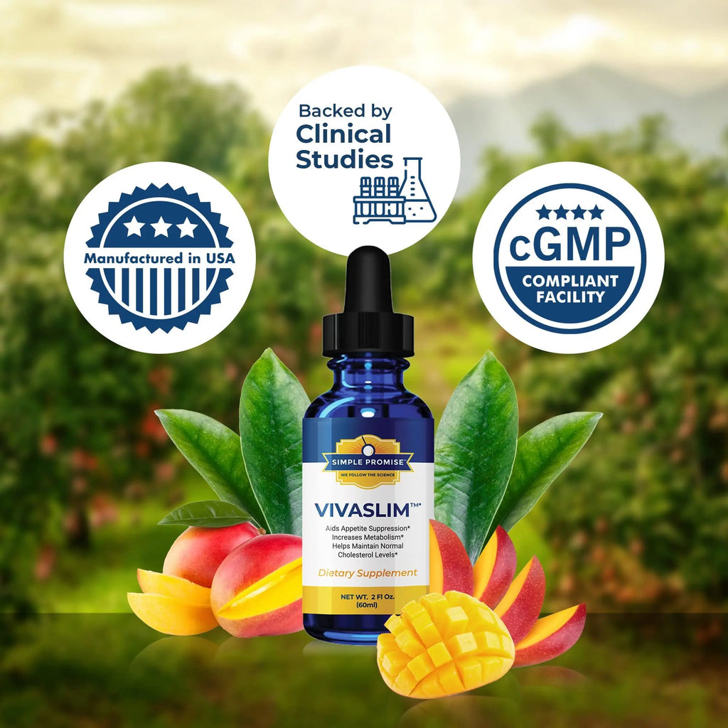 Simple Promise - VivaSlim - Natural Liquid Drops with African Mango, 2 fl oz Simple Promise Au supplements