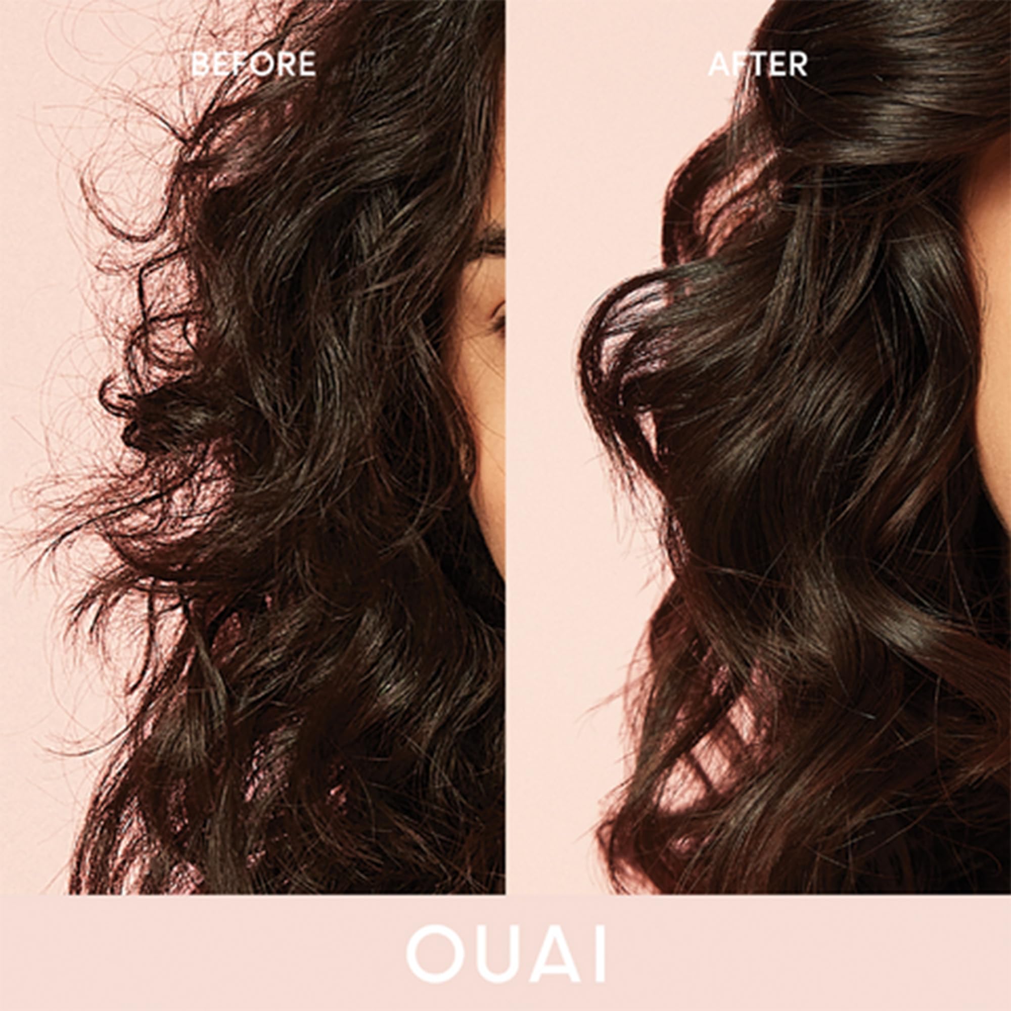 OUAI Anti Frizz Cream - Moisturizing Hair Cream with Frizz Control & Heat Protection - Provides Lasting Hydration with Jackfruit & Beetroot Extract - Paraben, Phthalate & Sulfate Free (6 oz) OUAI Au supplements
