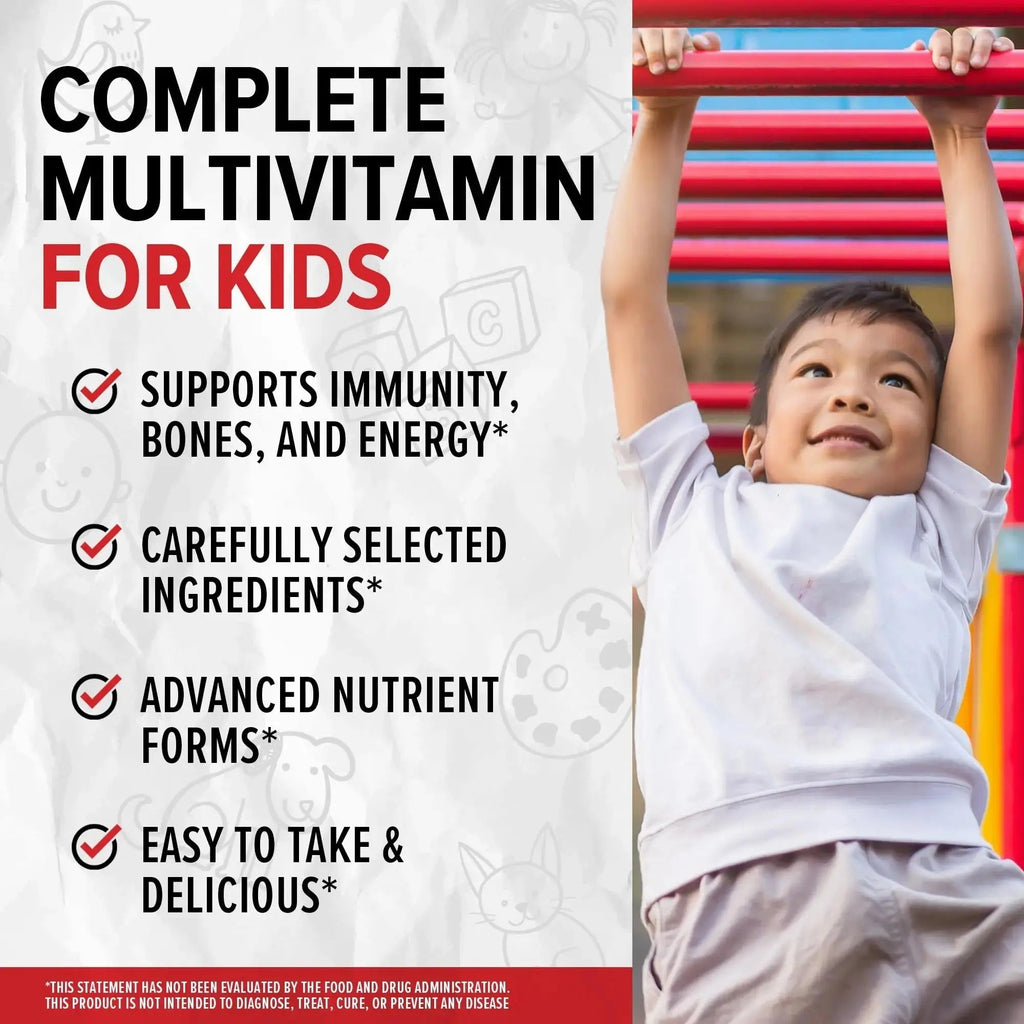 10X Health Children’s Methylated Multivitamin Gummies - 60 Count Kids Multivitamin Gummies, Complete Daily Nutrition 10X Health System Au supplements