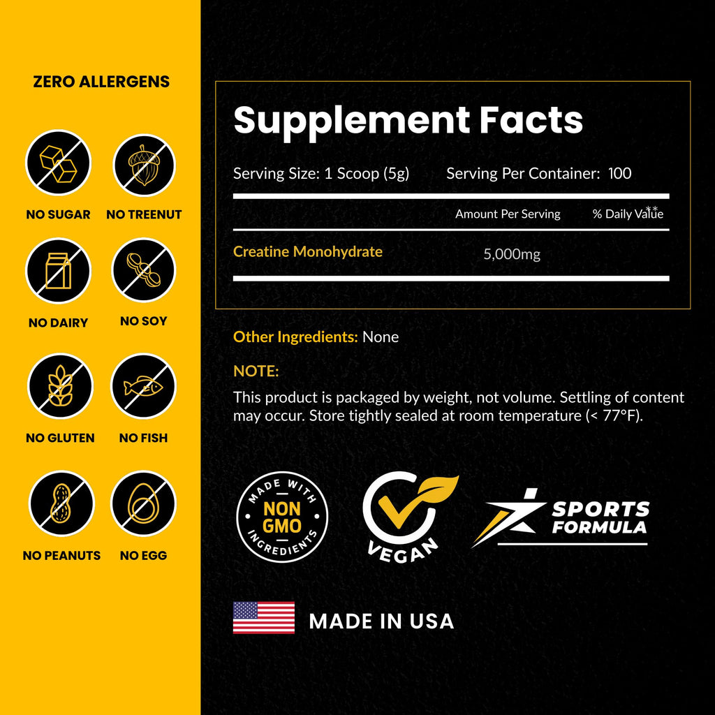 ForestLeaf Micronized Creatine Monohydrate Powder - Maximize Muscle Growth & Strength - Unflavored Creatine for Women and Men