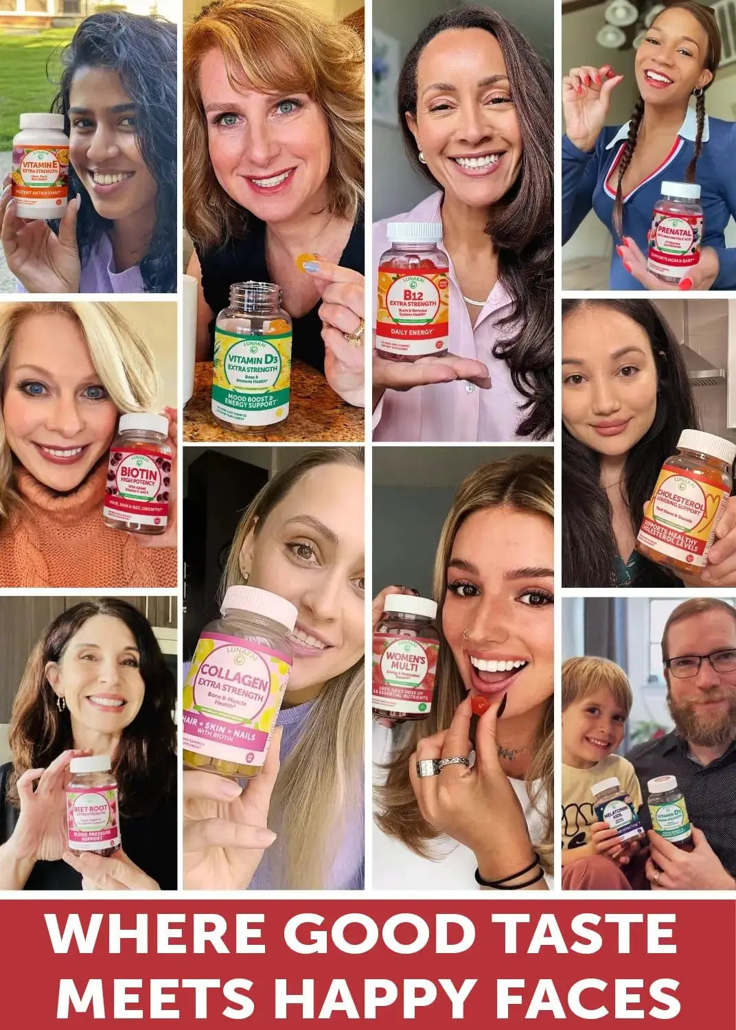 Lunakai USA Made Womens Multivitamin Gummies - Delicious Daily Dose with 16 Multi Vitamins for Women Lunakai Au supplements