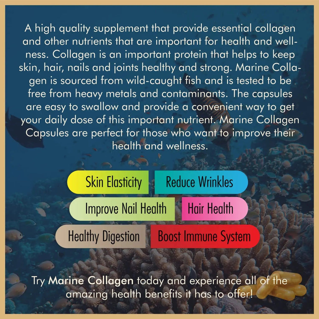 Vitalytes Marine Collagen Supplement 2400mg | 120 Marine Collagen Capsules Made in The UK Vitalytes Au supplements