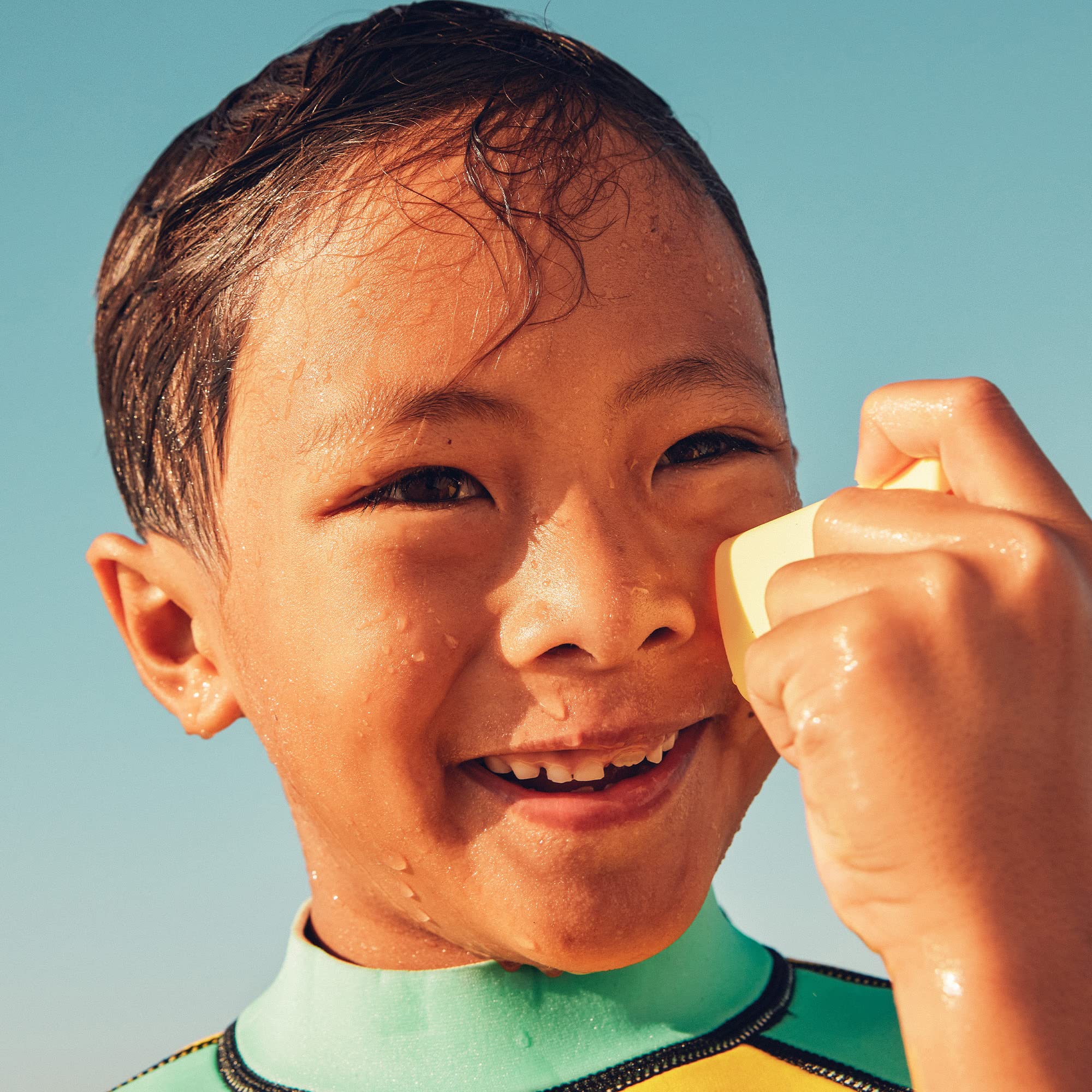 Sun Bum Kids SPF 50 Clear Face Stick Sunscreen - Wet or Dry Skin Application Broad Spectrum Sunscreen with Vitamin E
