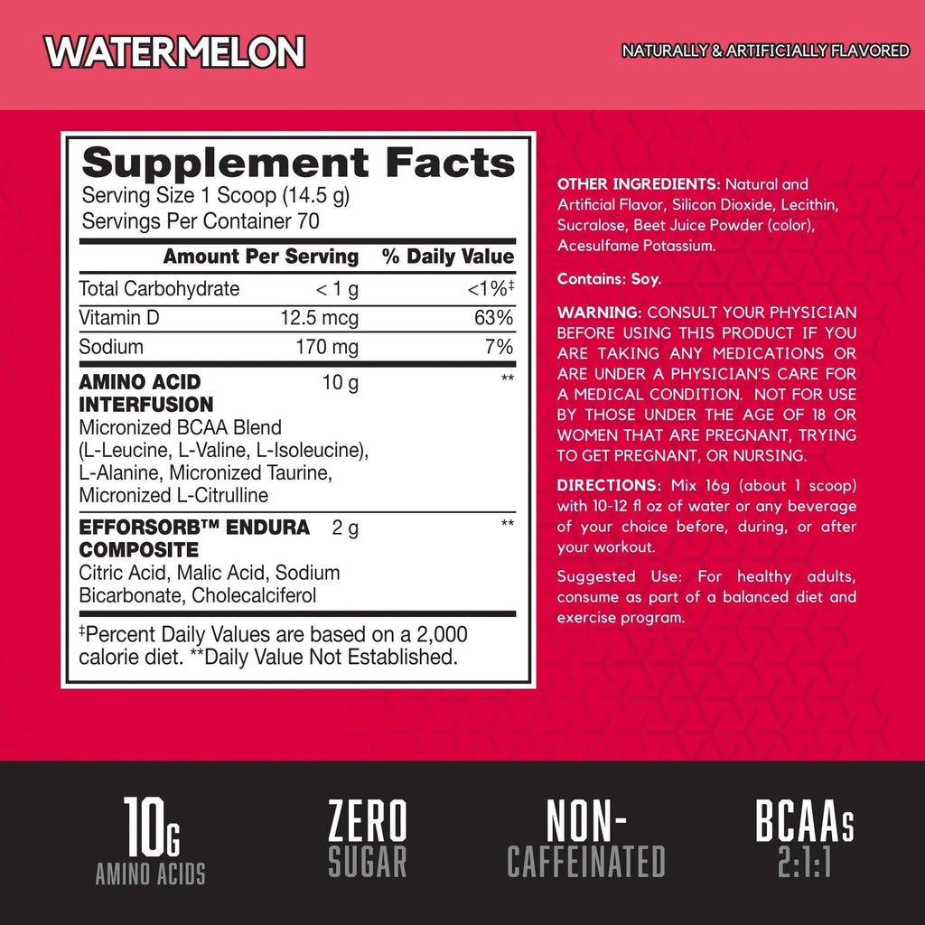 BSN Amino X Muscle Recovery & Endurance Powder with BCAAs, Intra Workout Support BSN Au supplements
