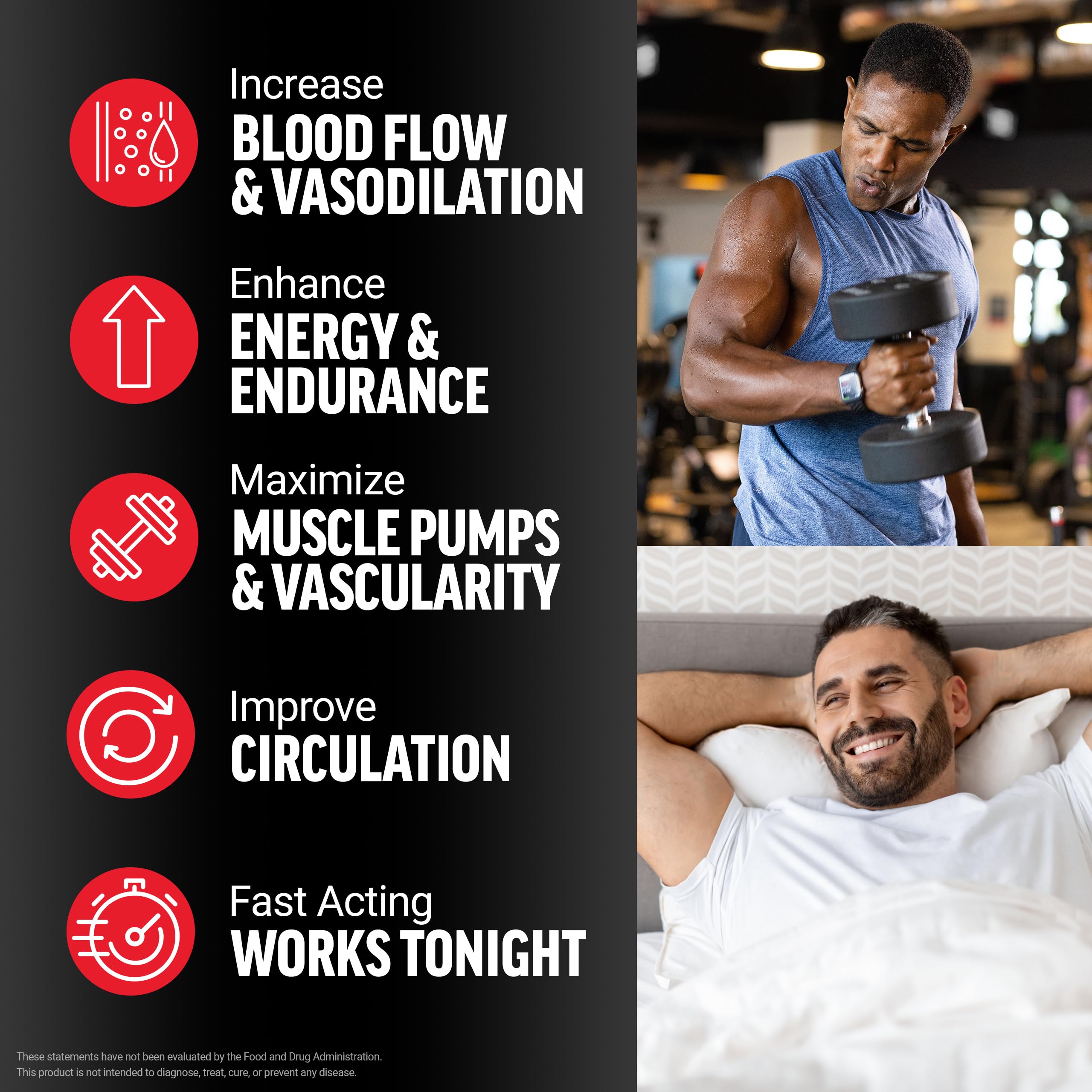 Force Factor Nitric Oxide Booster, Fast-Acting Formula with L-Arginine, Boosts Nitric Oxide Levels, Maximize Muscle Pumps, Enhance Endurance