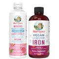MaryRuth's Women's Multivitamin + Hair Growth Liposomal (Peach) & Iron Liquid (Berry) | Clean Label Project Verified® | MARYRUTH'S Au supplements