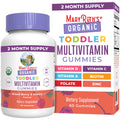 MARYRUTH'S Organic Toddler Multivitamin Gummies | Ages 4+ | Vitamin A, C, D, E, B6, B12, Biotin, Iodine, Zinc | Immunity | Bone & Teeth Health