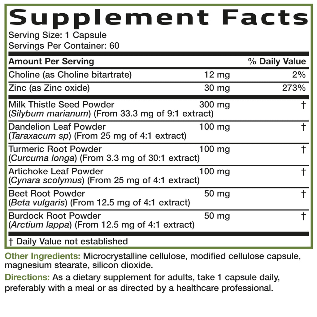 Bronson Liver Detox Advanced Detox & Cleansing Formula Supports Health Liver Function with Milk Thistle, Dandelion Extract, Turmeric, Artichoke Leaf & More