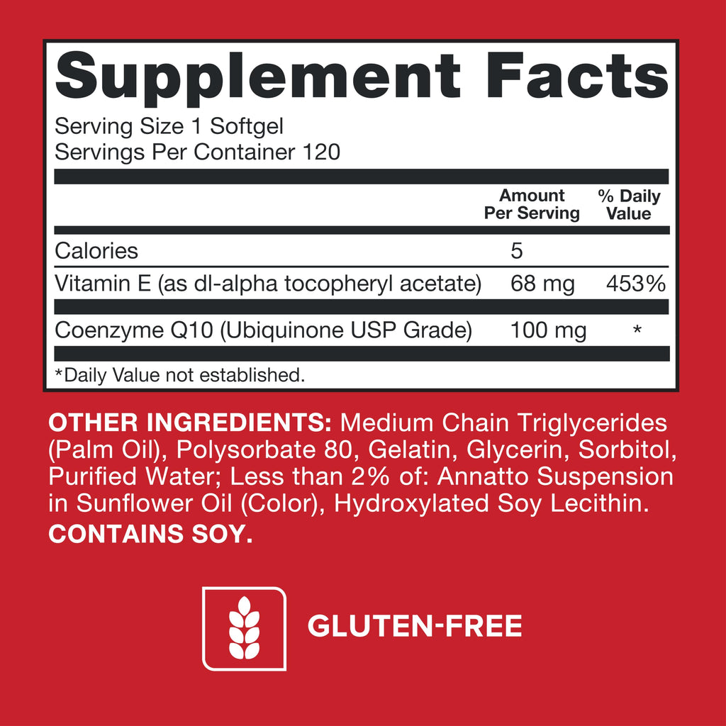 Qunol Ultra CoQ10 100mg, 3x Better Absorption, Patented Water and Fat Soluble Natural Supplement Form of Coenzyme Q10