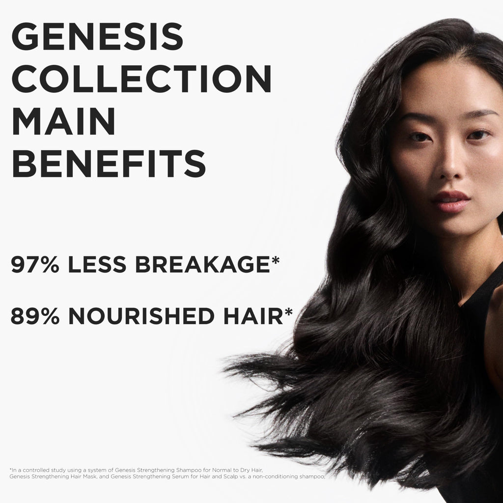 Kerastase Genesis Hair Serum - Prevents Hair Fall from Brushing, Strengthens Weak Hair, Enriched with Ginger & Caffeine, 97% Less Breakage, 3.04 Fl Oz KÉRASTASE Au supplements