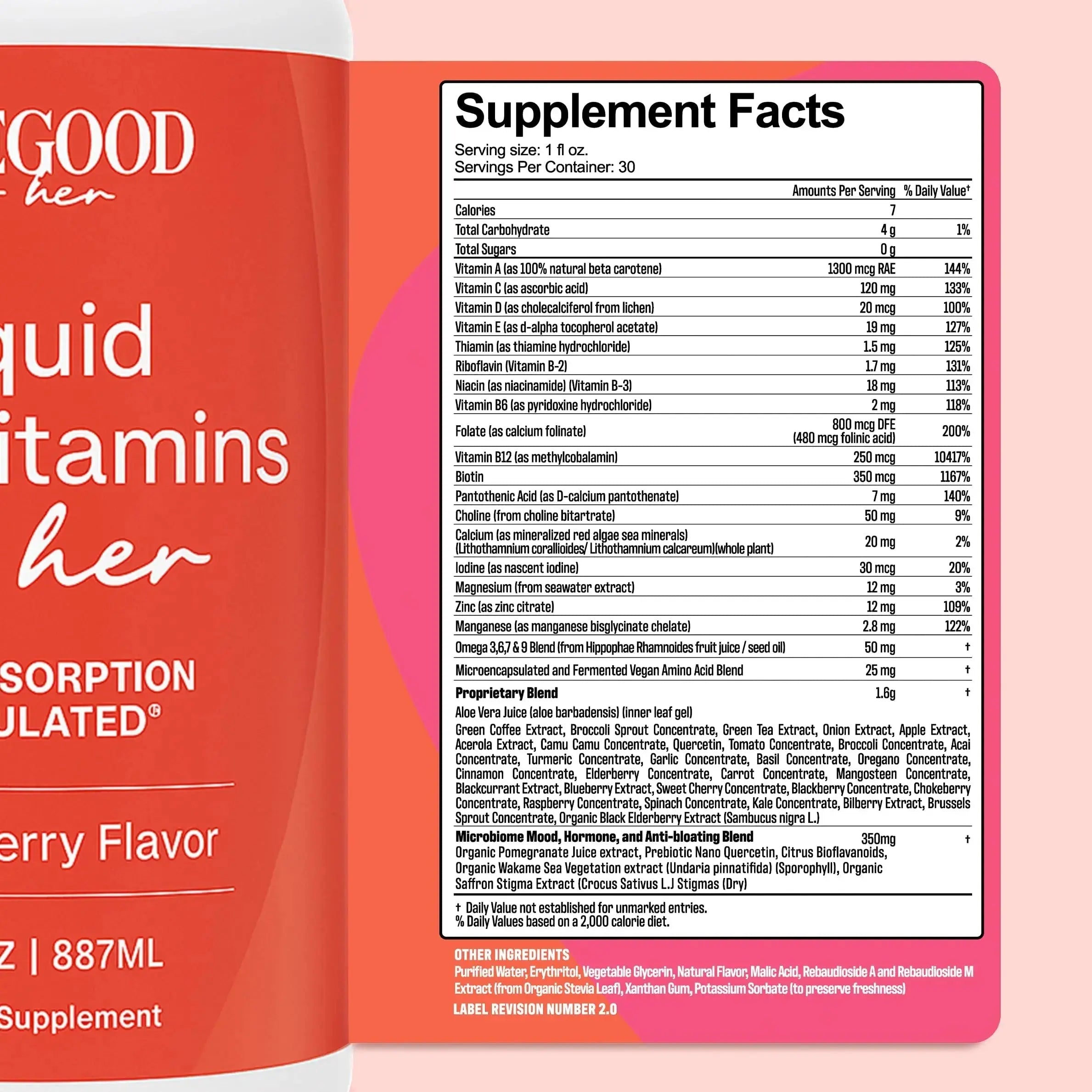 PureGood Women’s Liquid Multivitamin | 70+ Nutrients, Superfoods & Omegas | High Absorption Daily Supplement | PureGood Au supplements