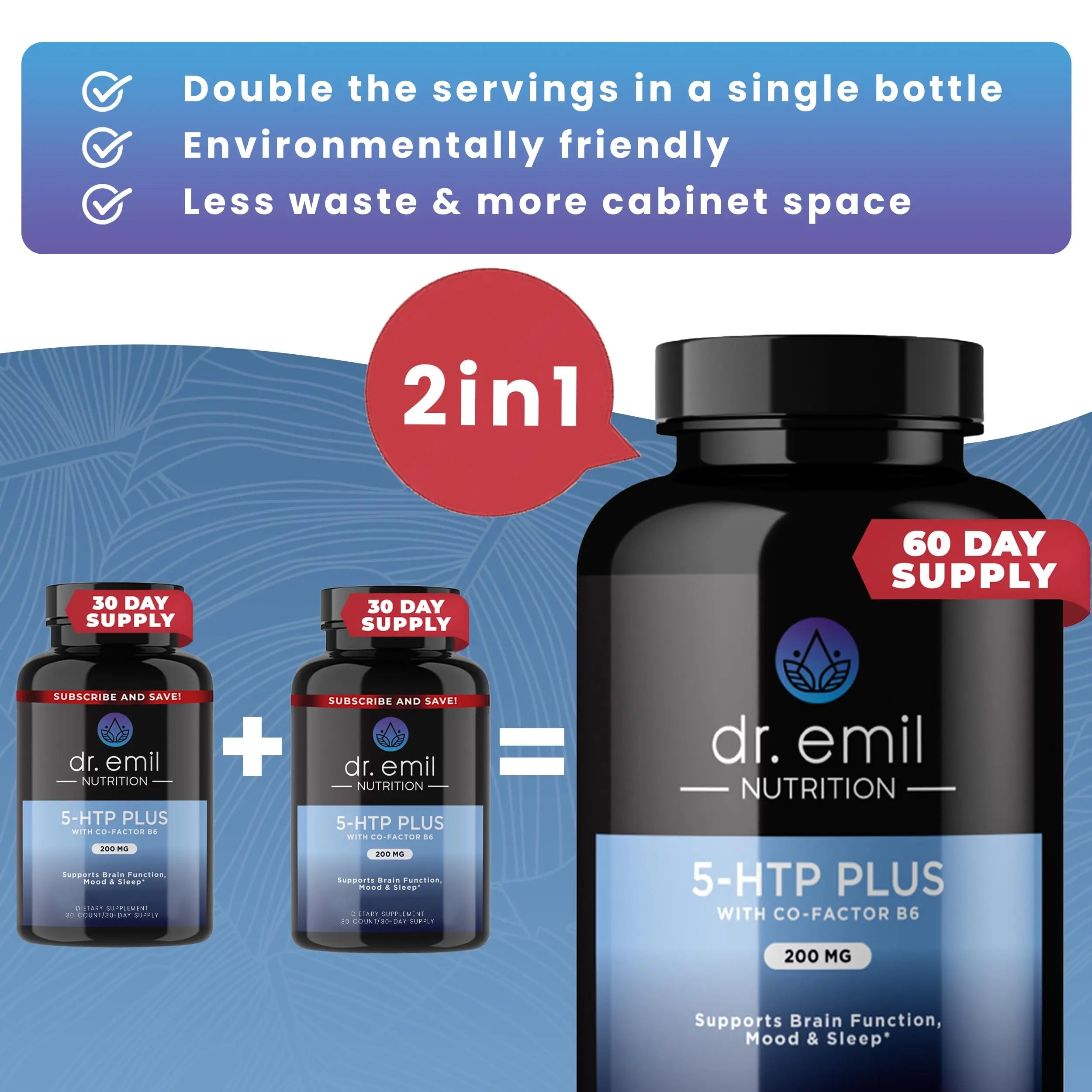 DR EMIL NUTRITION 200 MG 5-HTP Plus with SAM-e for Mood, Stress, and Sleep DR EMIL NUTRITION Au supplements