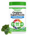 Orgain Organic Greens Powder + 50 Superfoods, Original - 1 Billion Probiotics for Digestive Health, Antioxidants, Vegan, Plant-Based, Gluten-Free, Non-GMO