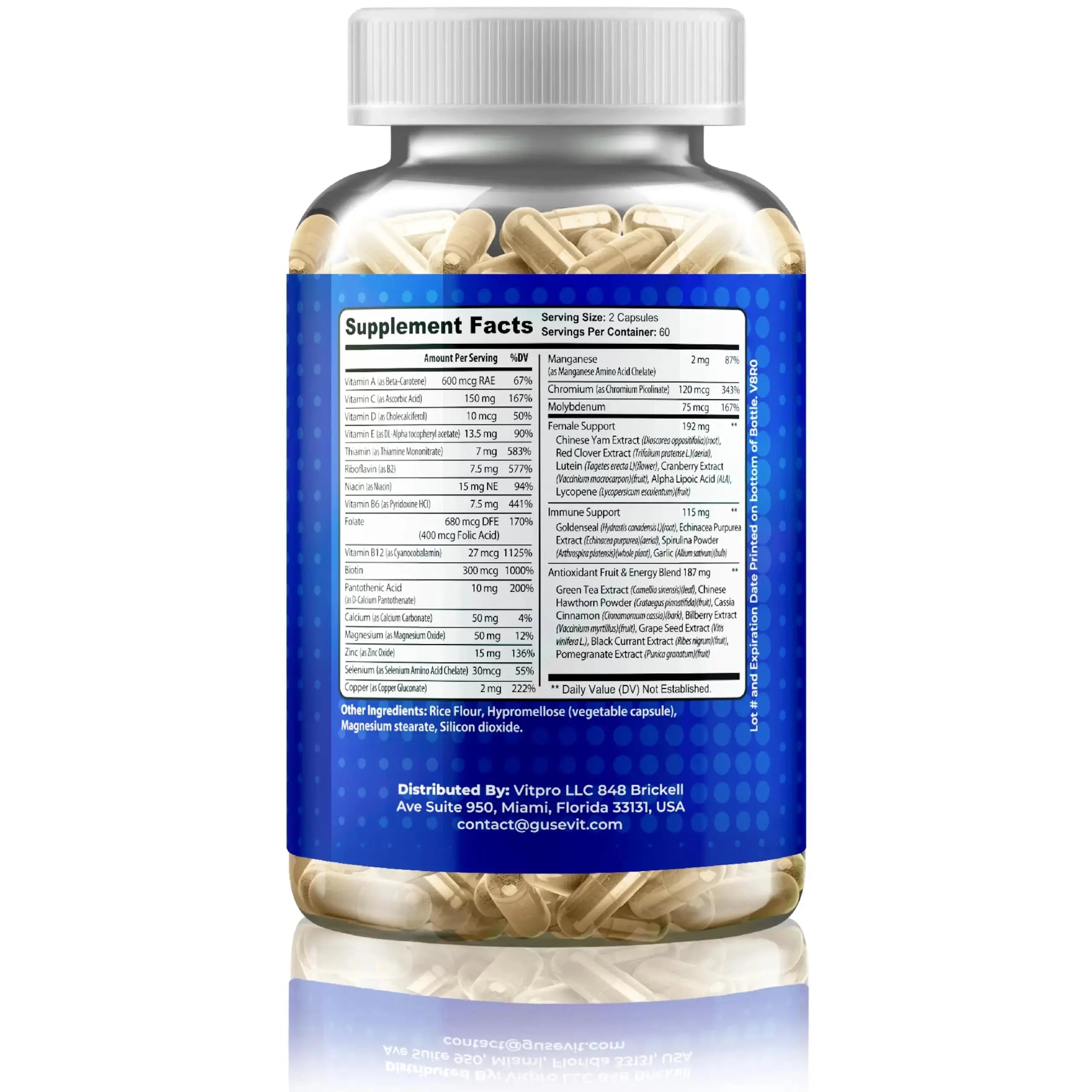 Gusevit 35-in-1 Men's Multivitamins for Immune Support, Stamina & Energy Boost | Men's Health Supplement with Vitamins & Antioxidants | Gusevit Au supplements