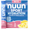 Nuun Sport Electrolyte Powder Packets with Magnesium, Calcium, Potassium, Chloride, and Sodium, Hydration Packets for On-the-Go, Pink Lemonade Flavor, Gluten Free & Vegan,