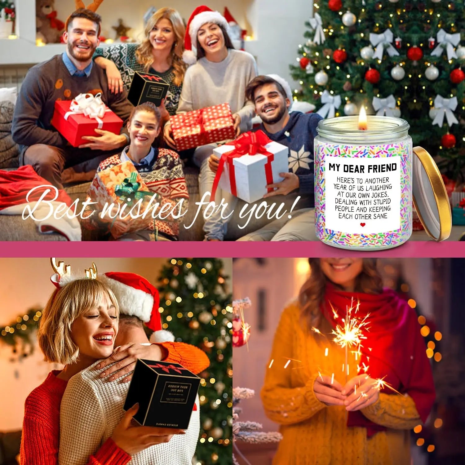 Birthday Gifts for Women, Happy Birthday Candle, Sister Birthday Gifts Ideas LOTICONA Au supplements