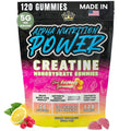 Creatine Monohydrate Gummies 5g - Raspberry Lemonade Flavored Creatine for Women and Men - Supplement for Muscle Gain, Strength, Energy, Cognitive Health, Pre and Post Workout, Recovery, (120 Gummies) Alpha Nutrition Power Au supplements