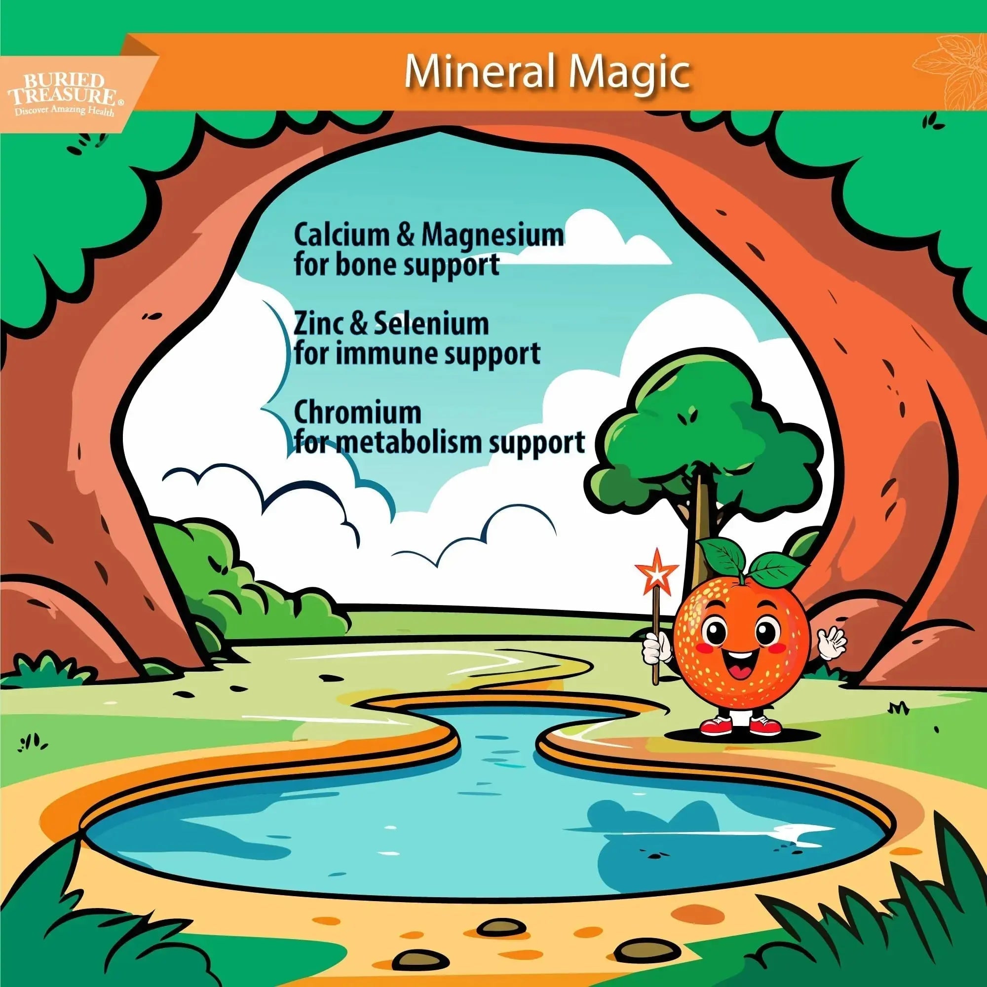 Buried Treasure Children's Daily Multi Liquid Multivitamin & Minerals Nutritional Dietary Vegan Supplement for Kids No Artificial Ingredients Buried Treasure Au supplements