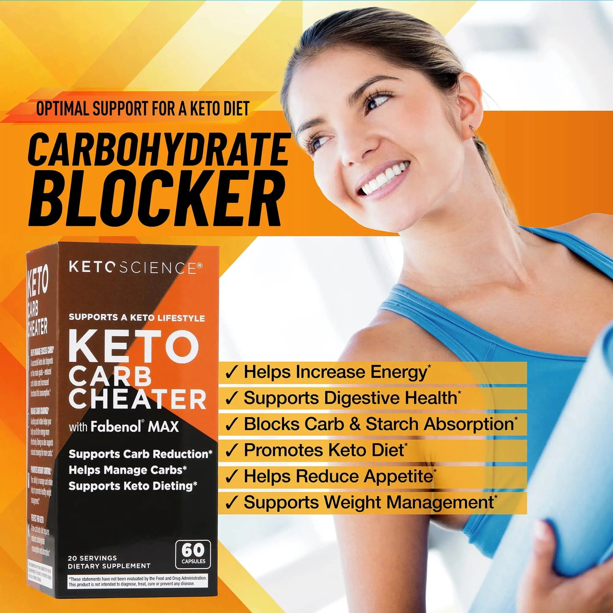 Keto Science Keto Carb Cheater, Supports Carb Reduction, Helps Manage Carbs, Supports Keto Science Au supplements