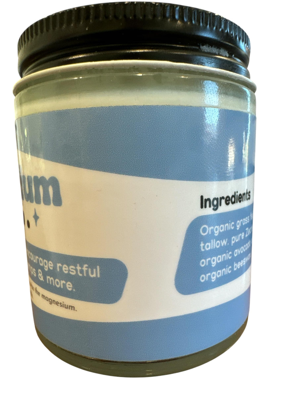 Magic Moo Magnesium Whipped Tallow Skincare for sore muscles, sleep, muscle and period cramps, stress, relaxation & more. Topical magnesium that works. Boopie's Magic Moo Tallow Au supplements