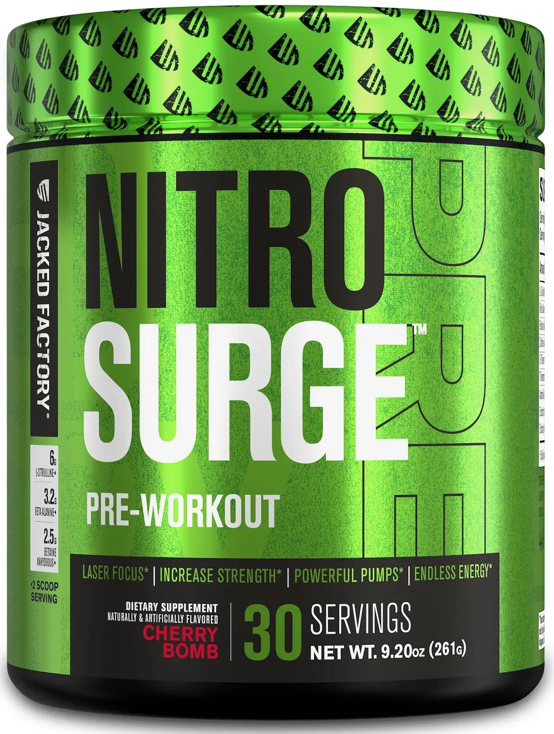 NITROSURGE Pre Workout Supplement - Endless Energy, Instant Strength Gains Jacked Factory Au supplements