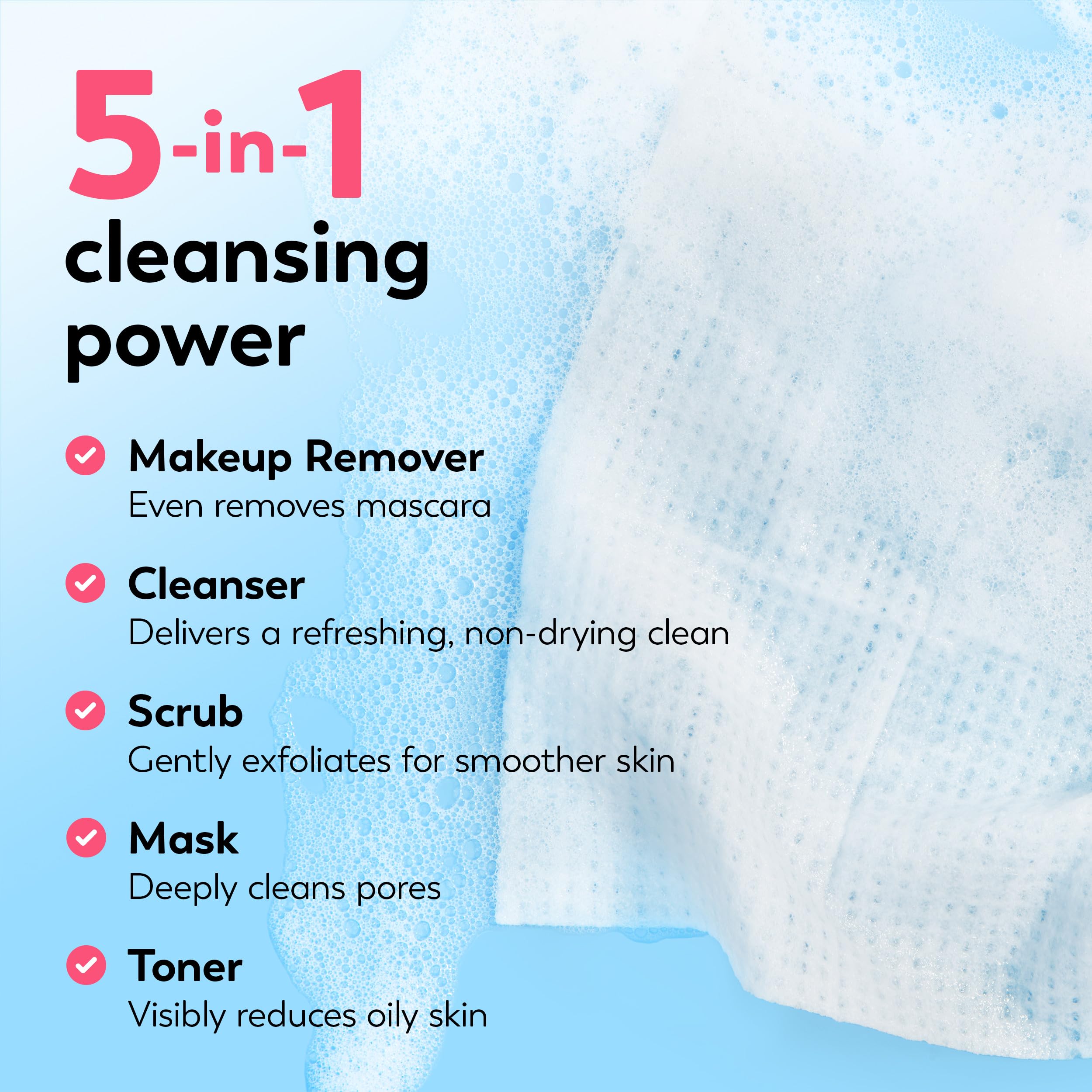 Olay Makeup Remover Wipes, Daily Facials Hydrating Face Cleanser for Normal to Dry Skin