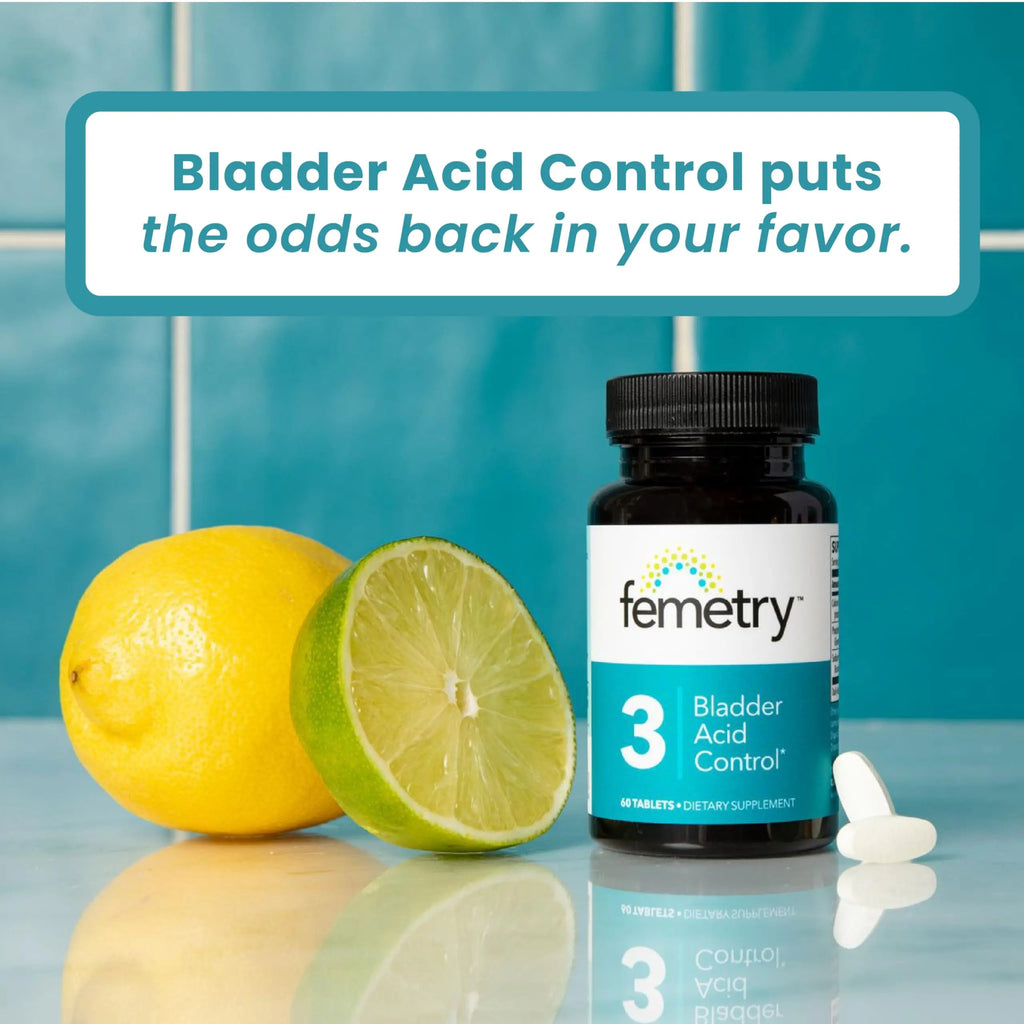 LifeSeasons Femetry Bladder Acid Control - Support for Interstitial Cystitis - Reduce Urine Acidity in The Bladder - Eases Flares Caused by Eating or Drinking Acidic Foods - 60 Tablets LifeSeasons Au supplements
