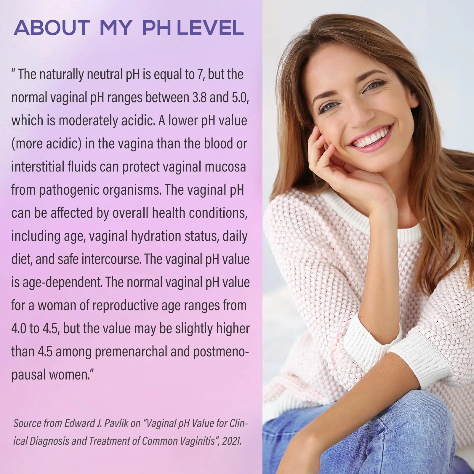 Vaginal pH Test Strips for Women, Convenient Testing Solution for Assessing and Maintaining vetrue Au supplements