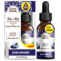 GuruNanda Black Seed Oil, Cold-Pressed Nigella Sativa - Rich in Vitamin D3 5000 Units, K2 & E, High Thymoquinone | Potent Antioxidant
